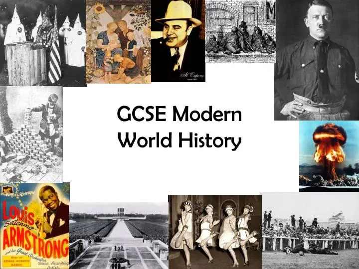 gcse modern world history