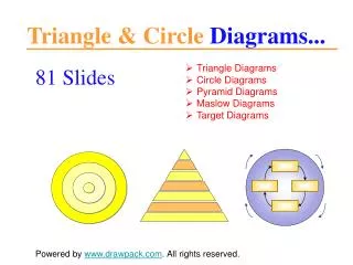 triangle & circle diagrams for powerpoint presentations