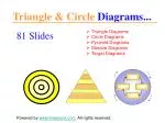 triangle & circle diagrams for powerpoint presentations - slide 1