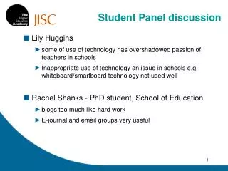 Lily Huggins some of use of technology has overshadowed passion of teachers in schools
