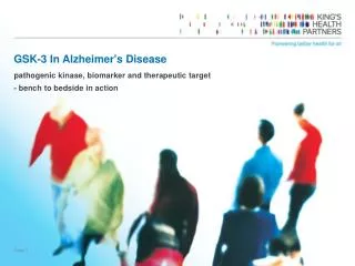 GSK-3 In Alzheimer's Disease