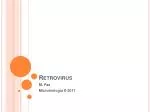 Retrovirus - slide 1
