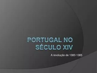 Portugal no século XIV