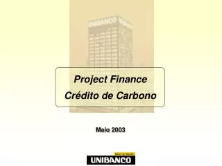 Project Finance Crédito de Carbono