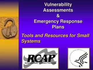 Vulnerability Assessments &amp; Emergency Response Plans