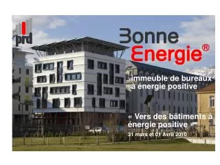 immeuble de bureaux à énergie positive