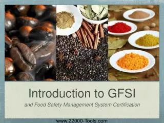 Introduction to GFSI