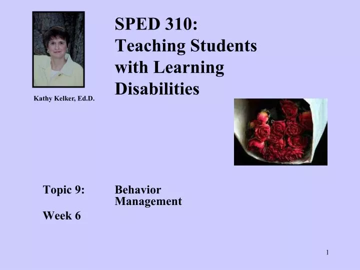sped 310 teaching students with learning disabilities