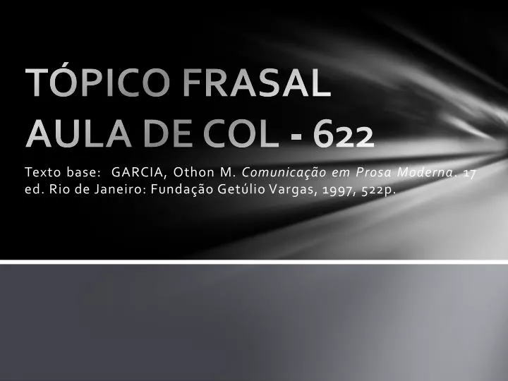 t pico frasal aula de col 622