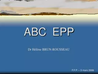 ABC EPP