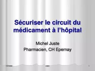 s curiser le circuit du m dicament l h pital