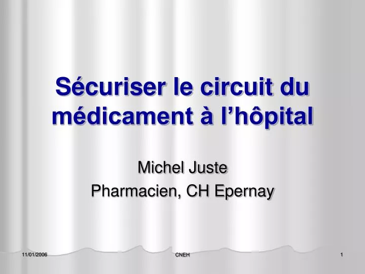 s curiser le circuit du m dicament l h pital