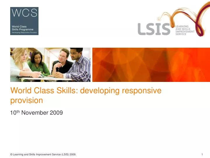 world class skills developing responsive provision