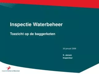 Inspectie Waterbeheer