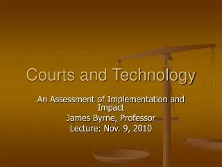 Courts and Technology