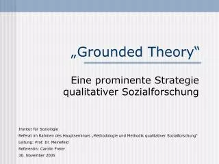 grounded theory