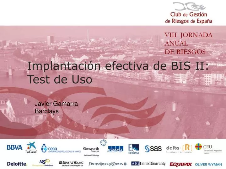 implantaci n efectiva de bis ii test de uso