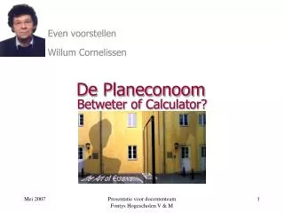 de planeconoom