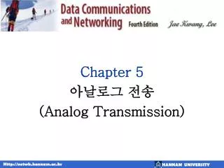 Chapter 5 ???? ?? (Analog Transmission)