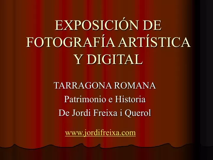 exposici n de fotograf a art stica y digital