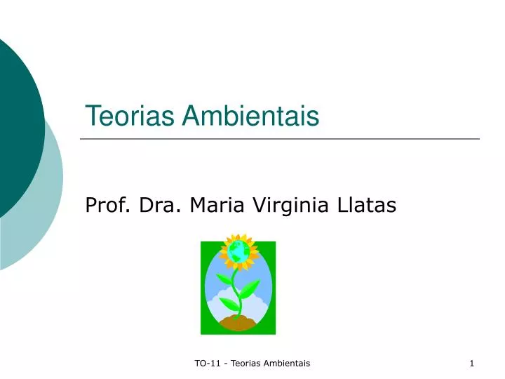 teorias ambientais