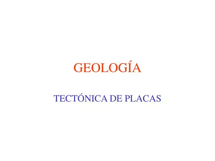 geolog a