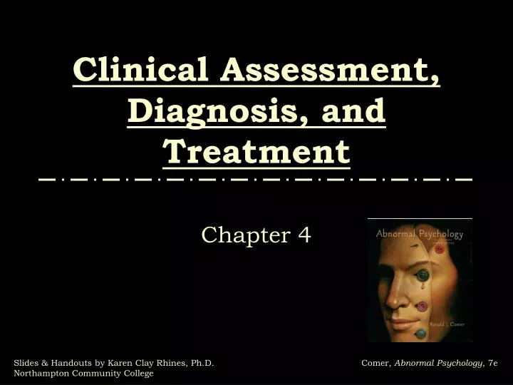 clinical assessment diagnosis and treatment