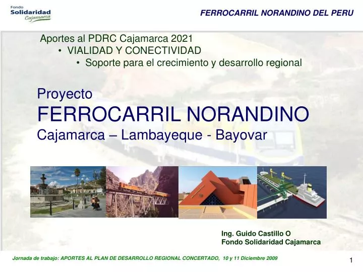 proyecto ferrocarril norandino cajamarca lambayeque bayovar