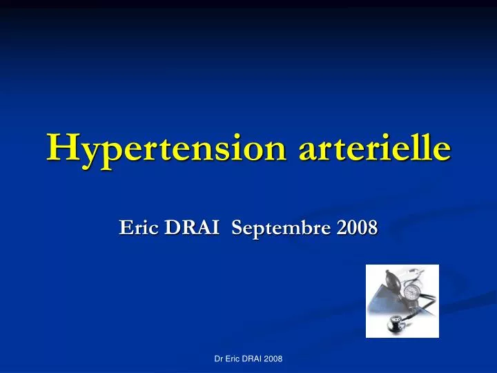 hypertension arterielle