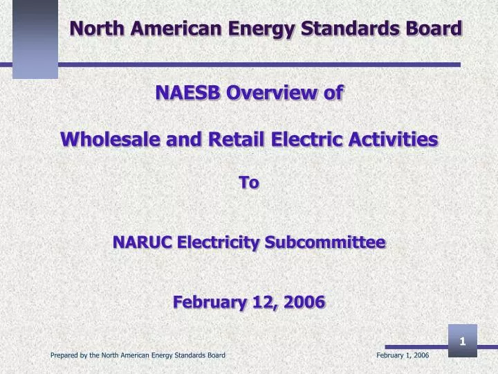 north american energy standards board