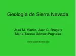 Geología de Sierra Nevada - slide 1