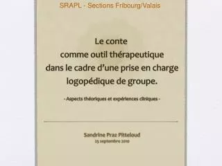 srapl sections fribourg valais