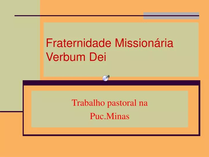 fraternidade mission ria verbum dei