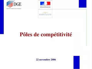 p les de comp titivit