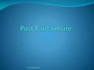 Post Páirtaimsire