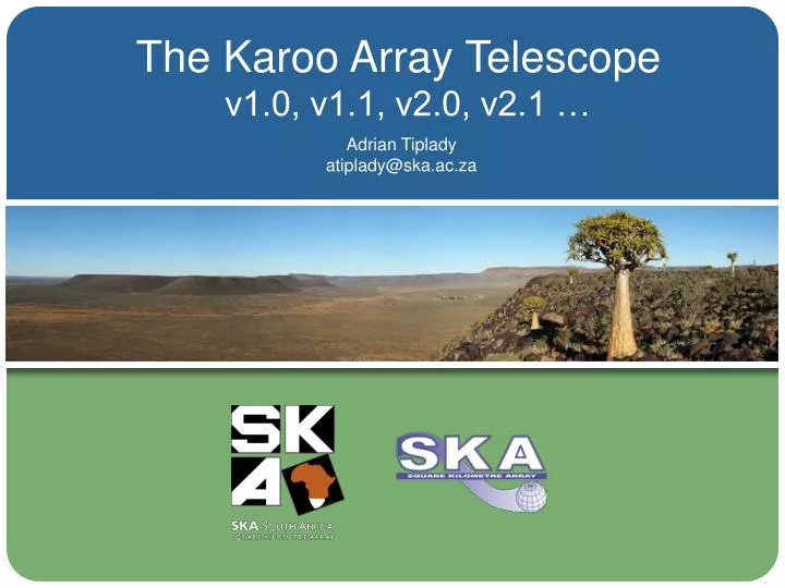 the karoo array telescope