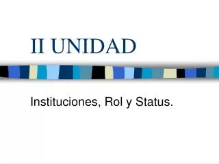 ii unidad