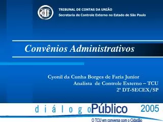 conv nios administrativos