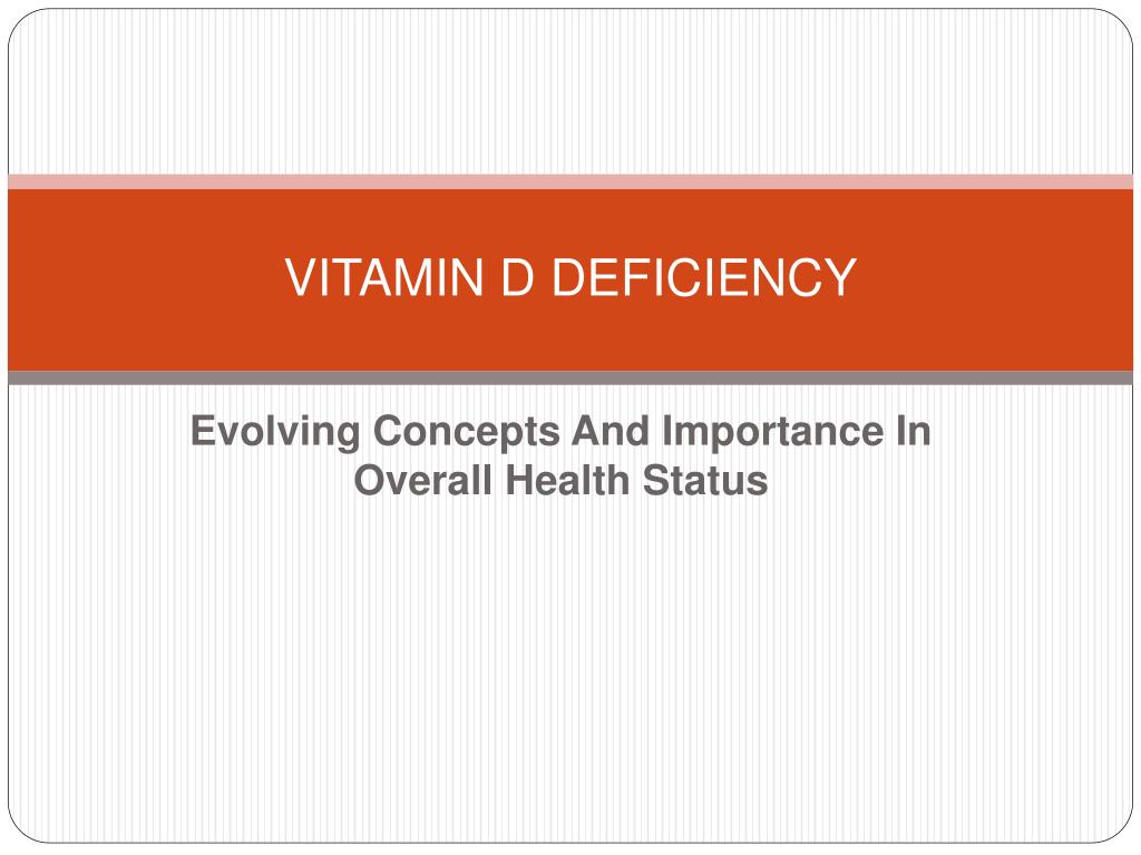 PPT - VITAMIN D DEFICIENCY PowerPoint Presentation, free download - ID ...