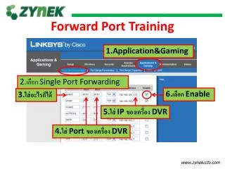 forward port training