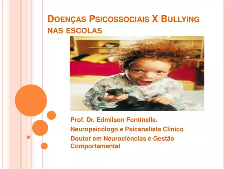 doen as psicossociais x bullying nas escolas