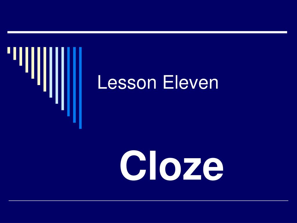 PPT - Lesson Eleven PowerPoint Presentation, free download - ID:878657