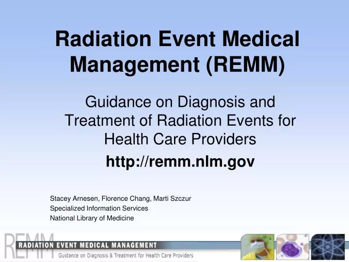 radiation event medical management remm