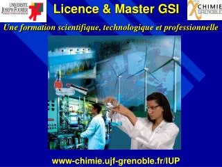 Licence &amp; Master GSI