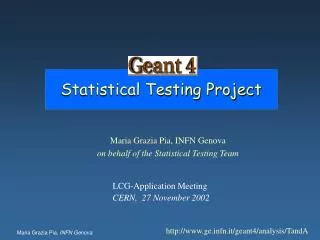 Statistical Testing Project