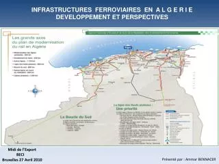 infrastructures ferroviaires en a l g e r i e developpement et perspectives