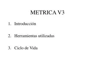 METRICA V3