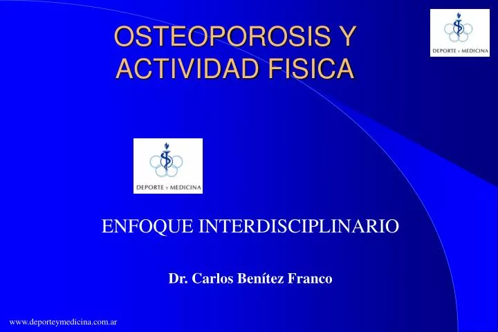 osteoporosis y actividad fisica