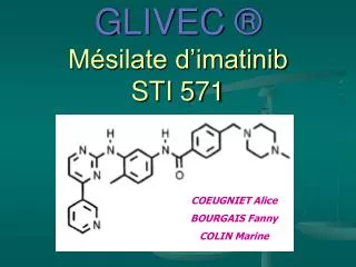 glivec m silate d imatinib sti 571