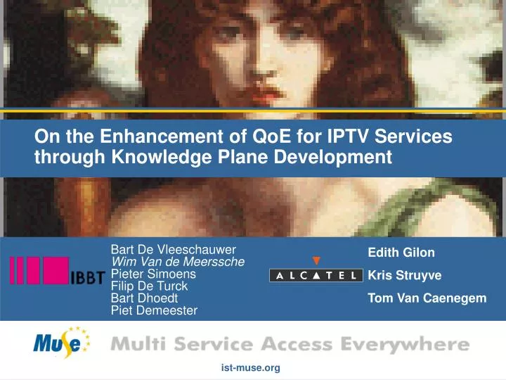 on the enhancement of qoe for iptv services through knowledge plane development